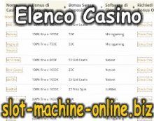 elenco casino